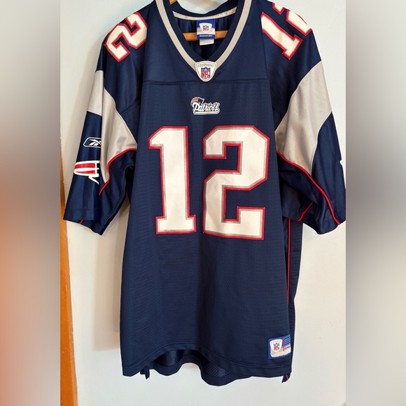 Reebok Other - Vintage Tom Brady #12 Reebok Jersey
